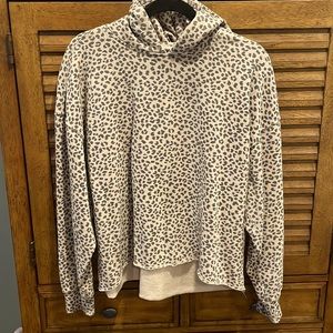 Abercrombie & Fitch Leopard Print Hoodie
